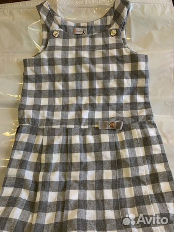 Платье. Тёплый повседневный сарафан для девочки. 4 Платье. Тёплый повседневный сарафан для девочки. 4