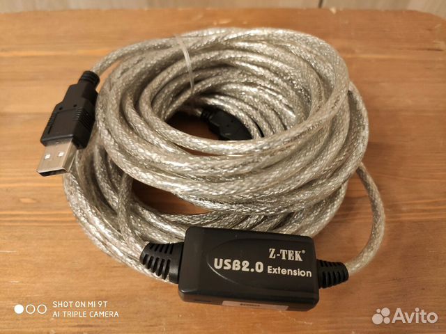 Профессиональный активный Z-Tek USB 2.0 удлинитель