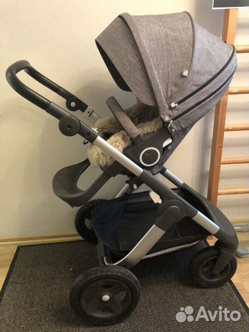 black melange stokke trailz