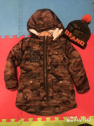 Куртка/парка the brand шапка в подарок