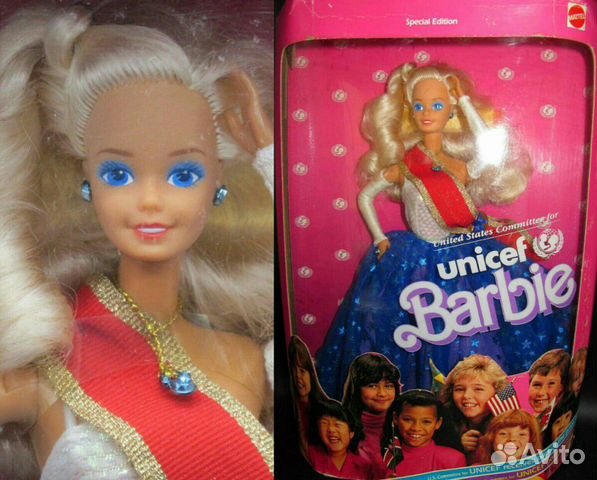 unicef barbie 1989