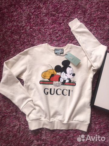 Gucci,Толстовка-свитшот с принтом Mickey,Disney,Ор Gucci,Толстовка-свитшот с принтом Mickey,Disney,Ор
