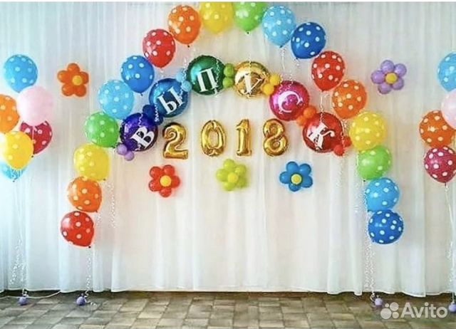 Украшение на выпускной из детского сада