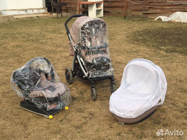 Коляска peg-perego 3 в 1 + качельки для новорожден Коляска peg-perego 3 в 1 + качельки для новорожден