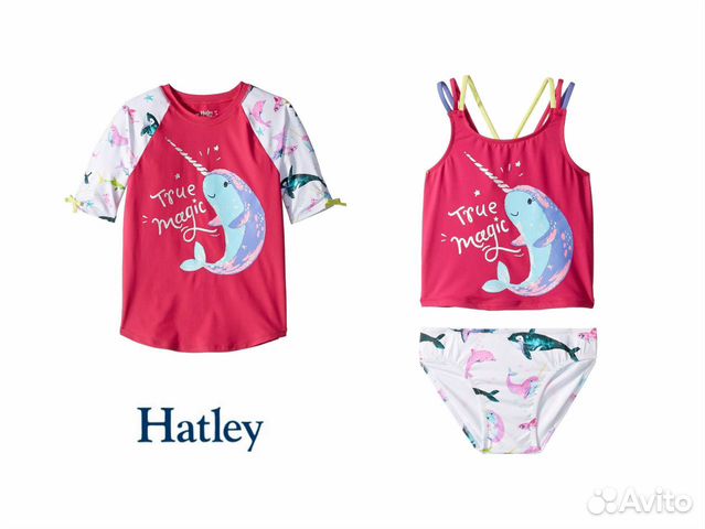 Купальник и футболка Hatley sea friends р 3-8 лет Купальник и футболка Hatley sea friends р 3-8 лет