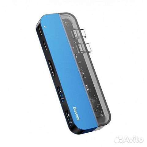 Хаб Baseus Dual Type-C на Type-C*2+USB3.0*2+hdmi*1 Хаб Baseus Dual Type-C на Type-C*2+USB3.0*2+hdmi*1