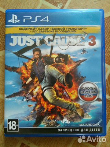 Just Cause 3 PS4. Диск. Возможен обмен