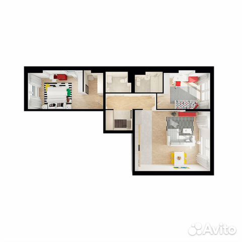 3-к квартира, 78.2 м², 6/14 эт.