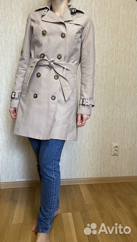 Тренчкот/плащ La Redoute светло-бежевый