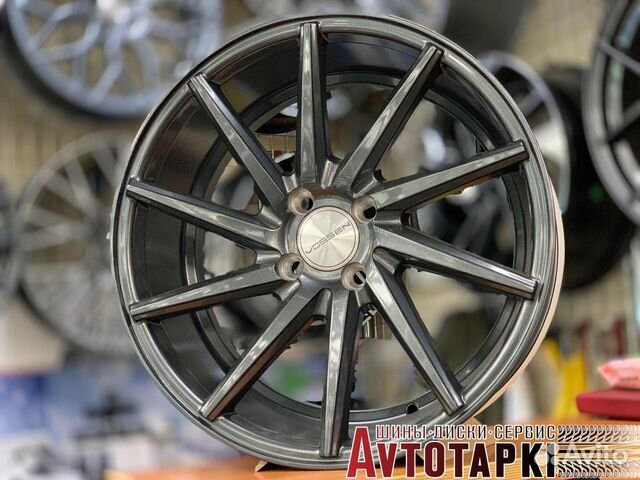 Диски R17 4x100 CVT vossen replica Gunmetal