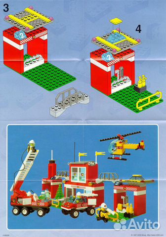 Lego Town 6554 Пожарная станция Lego Town 6554 Пожарная станция