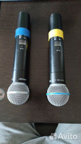 Радиомикрофон shure SM 58 SLX. Оригинал. (2 шт.) Радиомикрофон shure SM 58 SLX. Оригинал. (2 шт.)