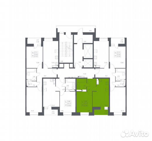 1-к квартира, 35.9 м², 14/17 эт.