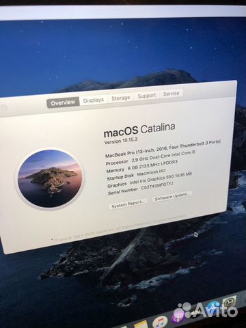 Apple MacBook Pro 13 2016 Touch Bar i5/8/256 Apple MacBook Pro 13 2016 Touch Bar i5/8/256
