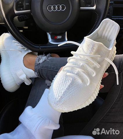 Кроссовки yeezy boost 350 cream white 