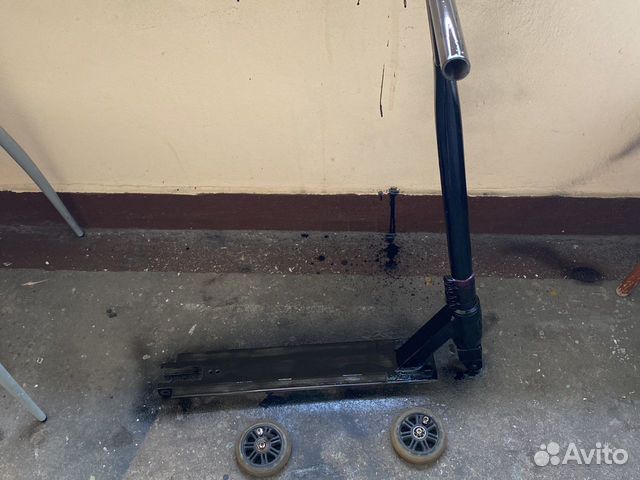 Самокат подержанный сильно колеса в подарок Самокат подержанный сильно колеса в подарок