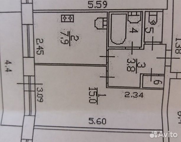1-к квартира, 30.2 м², 5/9 эт.
