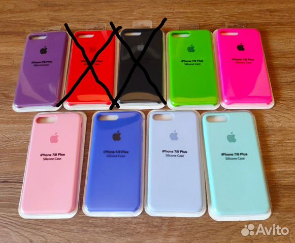 Силиконовый чехол на айфон 7plus/8plus с логотипом