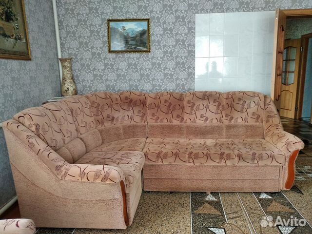 Диван угловой с 2 креслами