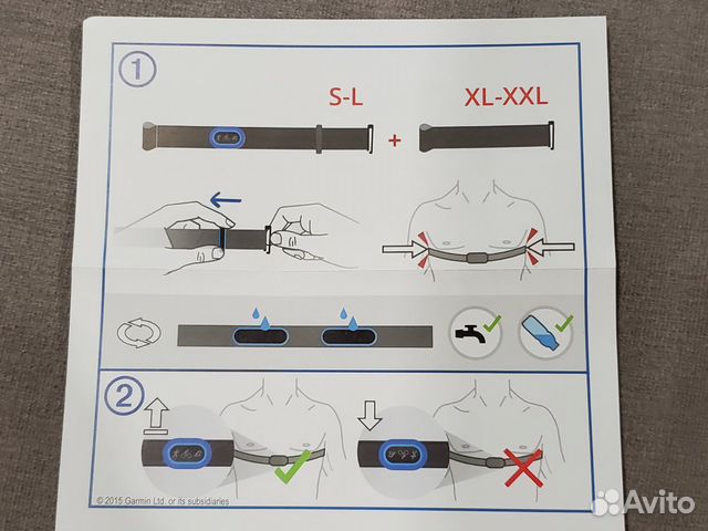 Триатлонный нагрудный пульсометр Garmin HRM-TRI