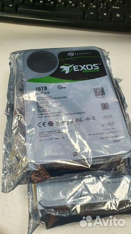 Жёсткий диск 16Tb Seagate Exos X16 ST16000NM001G