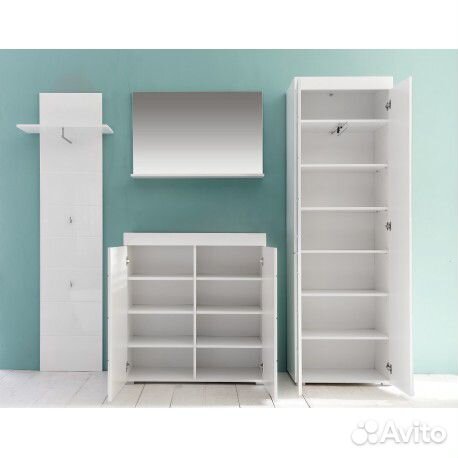 Прихожая белый глянец