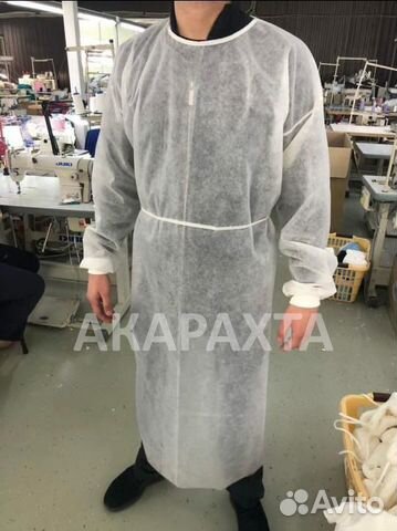 Халат медицинский хирургический спанбонд