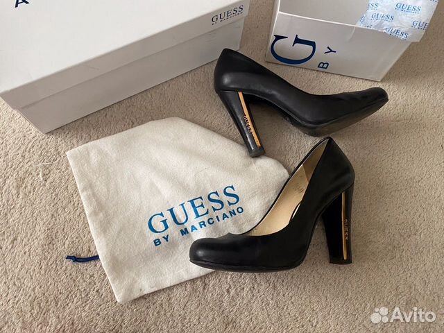 Guess чёрные классические туфли 36 лодочки