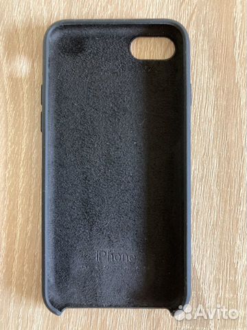 Силиконовый чехол на iPhone SE2 / 7 / 8 (чёрный)