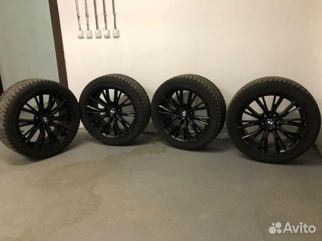 Зимние колеса в сборе r18 796m 796 bmw g20 black
