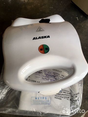 Бутербродница тостер сэндвичница Alaska