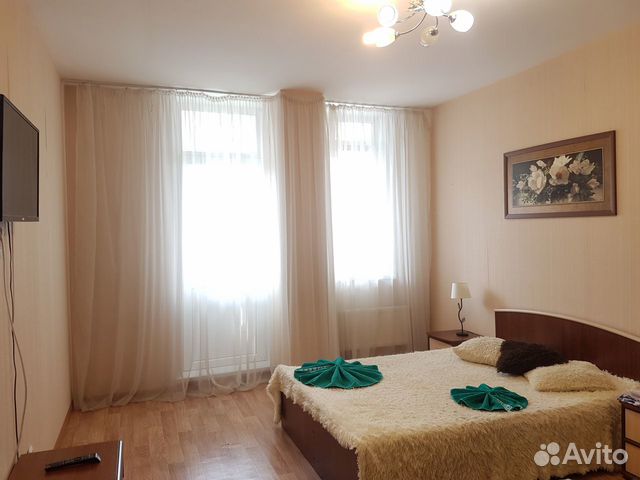 

1-к. квартира, 46 м², 2 кровати