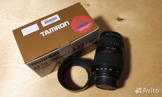 Объектив Tamron 70-300mm f/4.0-5.6 macro для Nikon