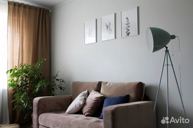 

Квартира-студия, 40 м², 2 кровати