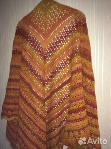 Шаль ручной работы
