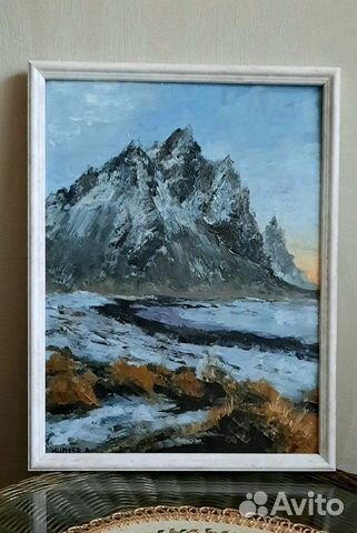 Картина маслом, пейзаж 