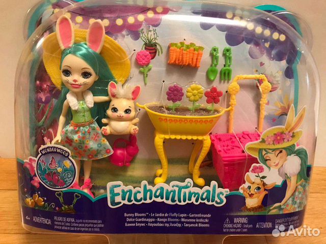 Энчантималс Enchantimals куколка кролик зайка