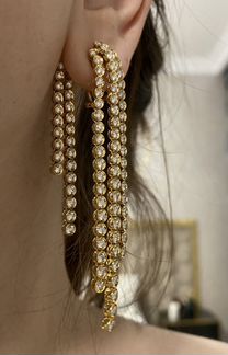 Серьги бриллиантовые