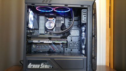 Мощный монстр ryzen thridripper RTX 2080Ti/RTX3090