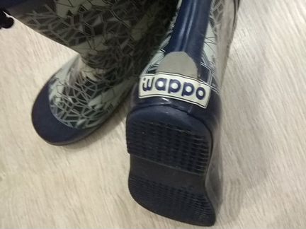 Сапоги резиновые утеплённые, р.34