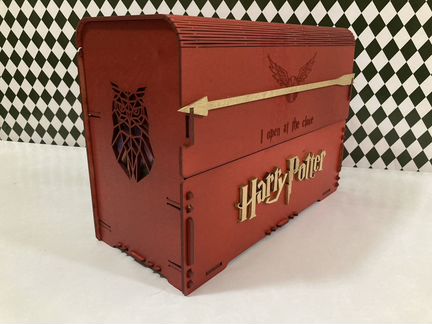 Книги о Гарри Поттере в деревянном боксе