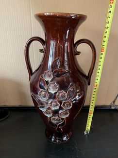 Ваза декоративная коричневая СССР