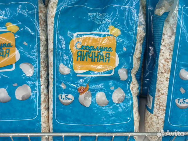 Скорлупа яичная молотая подкормка для растентений