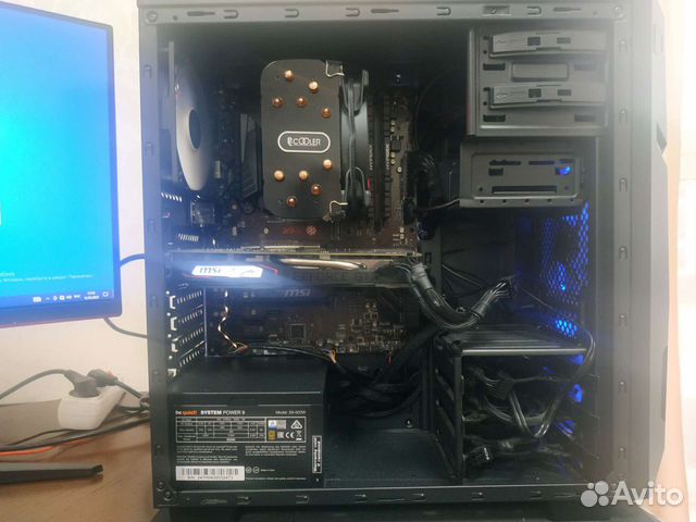 Игровой системный блок+монитор 144
