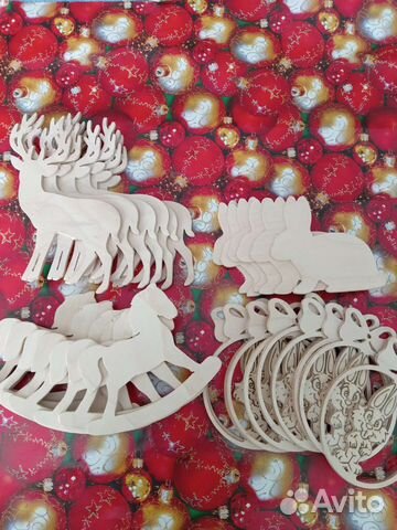 Заготовки для ёлочных игрушек