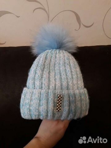 Шапка зимняя для девочки 6,7,8 лет