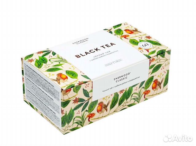 Чай черный с грибом рейши и кордицепсом