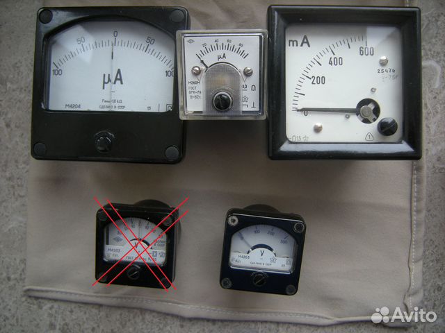 Амперметры и вольтметры из СССР