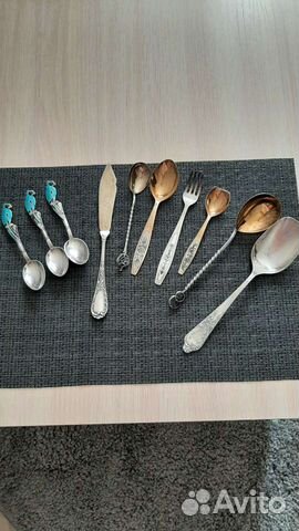 Столовые приборы серебро