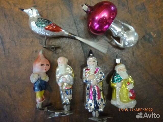 Елочные игрушки СССР 1950-1960 г